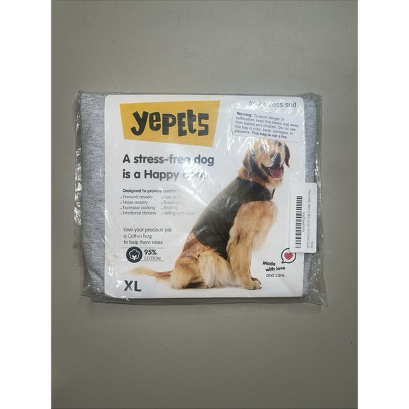 Other - Anti-stress Suit for Dogs Size XL Space Grey Yepets Brand New
